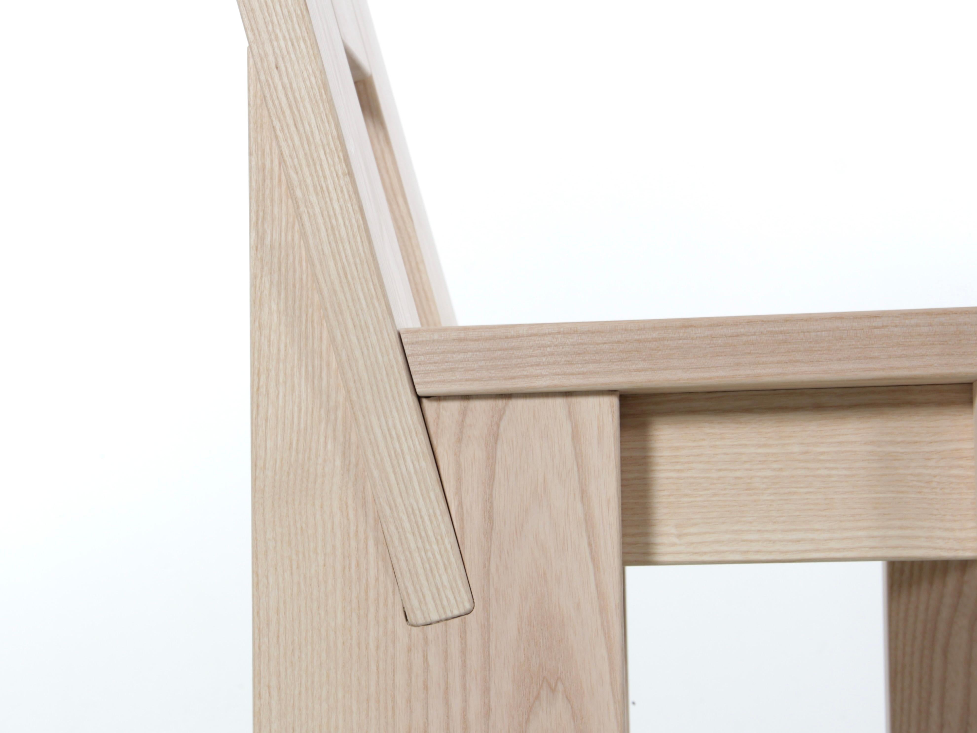 Pixa-Stuhl von Hugo Charlet im Angebot 1