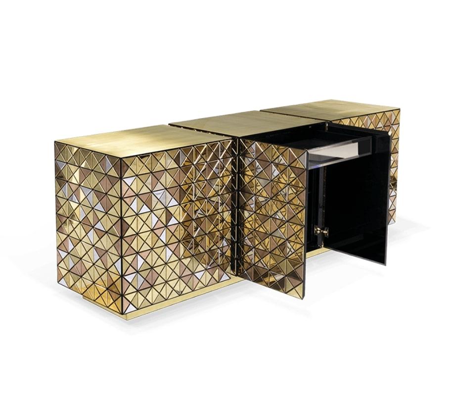 Modern Contemporary Pixel Anodized Sideboard by Boca do Lobo  For Sale 1