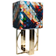 Pixel Cabinet with Multicolored Wood by Boca do Lobo