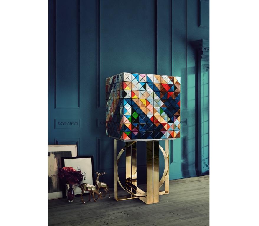 Pixel Cabinet with Multicolored Wood by Boca do Lobo For Sale 6