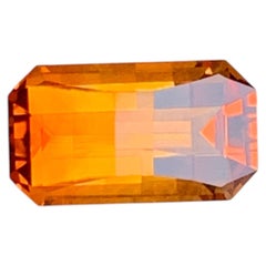 Pixel Cut Vivid Orange Color Madeira Citrine Gemstone for Ring & Pendant Jewelry