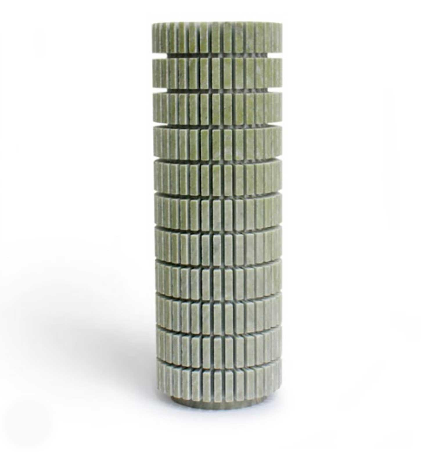 Pixel R3 Decorative Vase in Laguna Green Marble by Bufalini Marmi im Zustand „Neu“ im Angebot in Geneve, CH