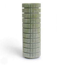 Pixel R1 Decorative Vase in Laguna Green Marble by Bufalini Marmi