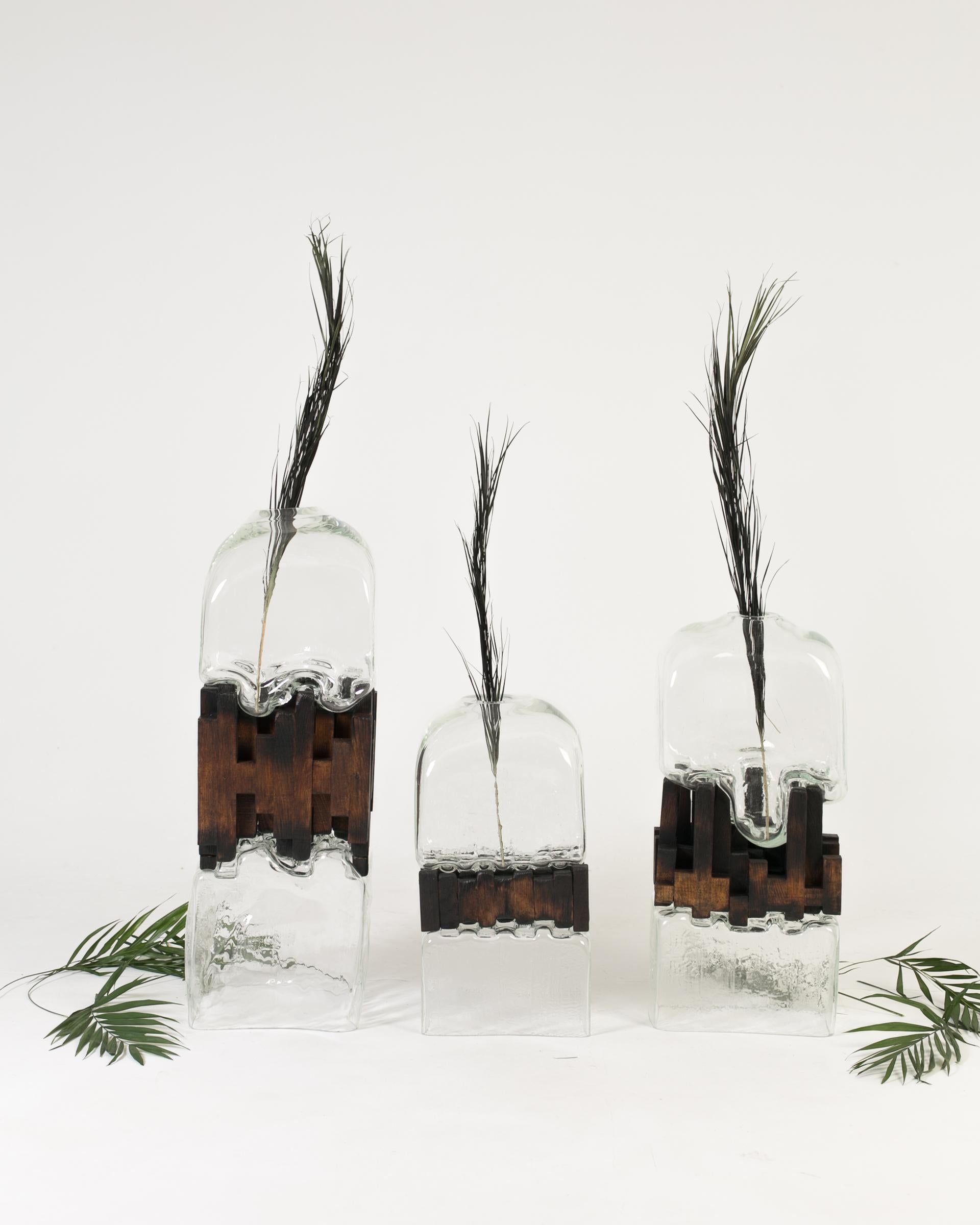 Pixel Vase Middle Oak by Drozhdini 7