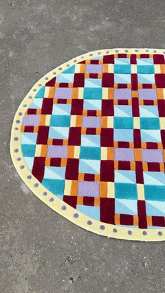 Pixel Woven Hand-Tufted Geometric Rug in Acrylic Wool Blend by RAG Home