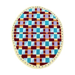 Pixel Woven Hand-Tufted Geometric Rug in Acrylic Wool Blend by RAG Home