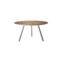 Pixie Large Round Table in White Lacquered Legs, by Miniforms Lab