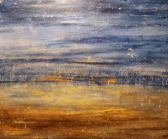 Guardare avanti, dipinto originale, paesaggio, astratto