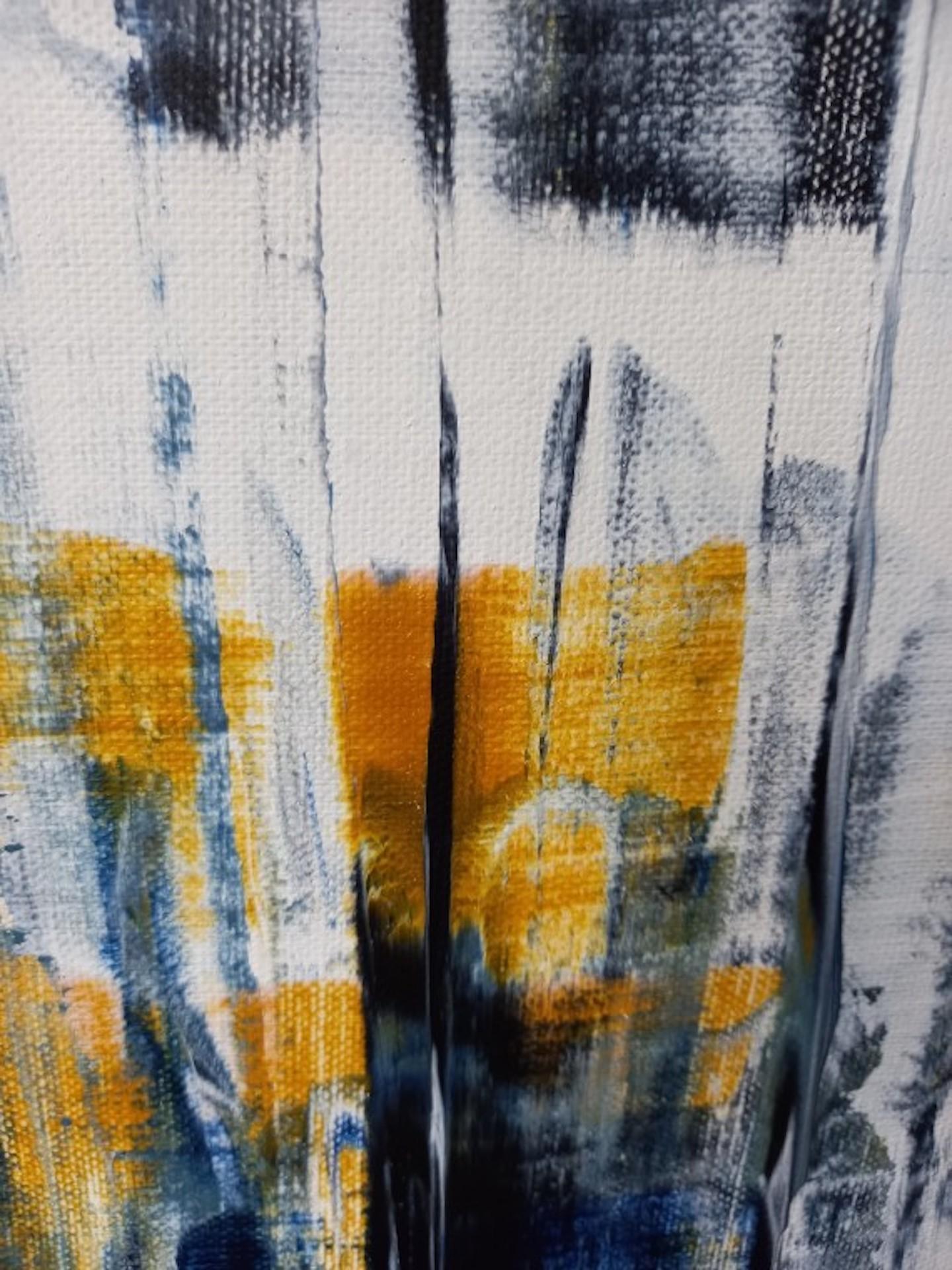 Pixie Willoughby, Cascade, Pittura astratta originale di paesaggio, arte accessibile in vendita 3