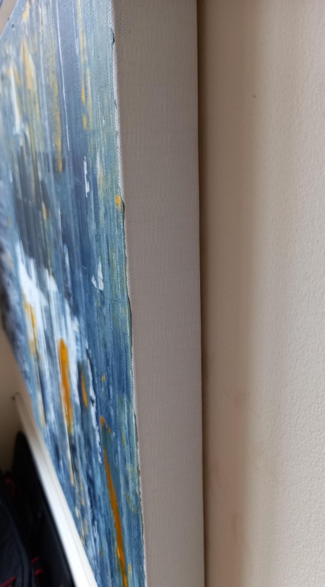 Pixie Willoughby, Cascade, Pittura astratta originale di paesaggio, arte accessibile in vendita 4