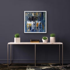 Pixie Willoughby, Kaskade, Original Abstraktes Landschaftsgemälde, Erschwingliche Kunst