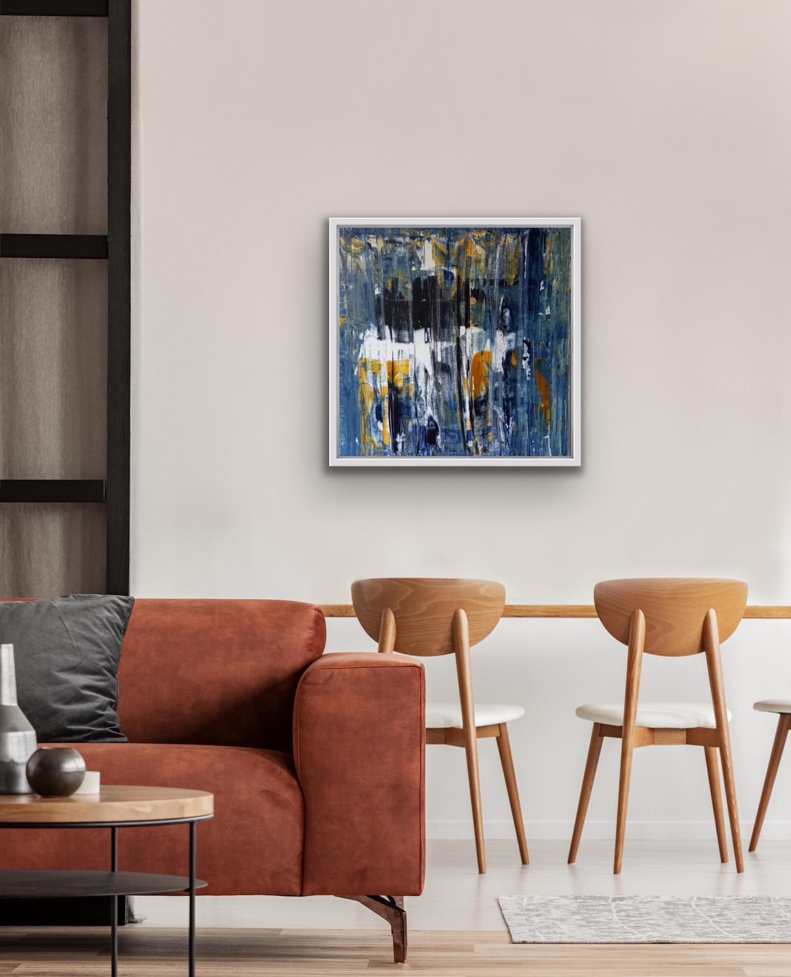 Pixie Willoughby, Cascade, Pittura astratta originale di paesaggio, arte accessibile in vendita 5