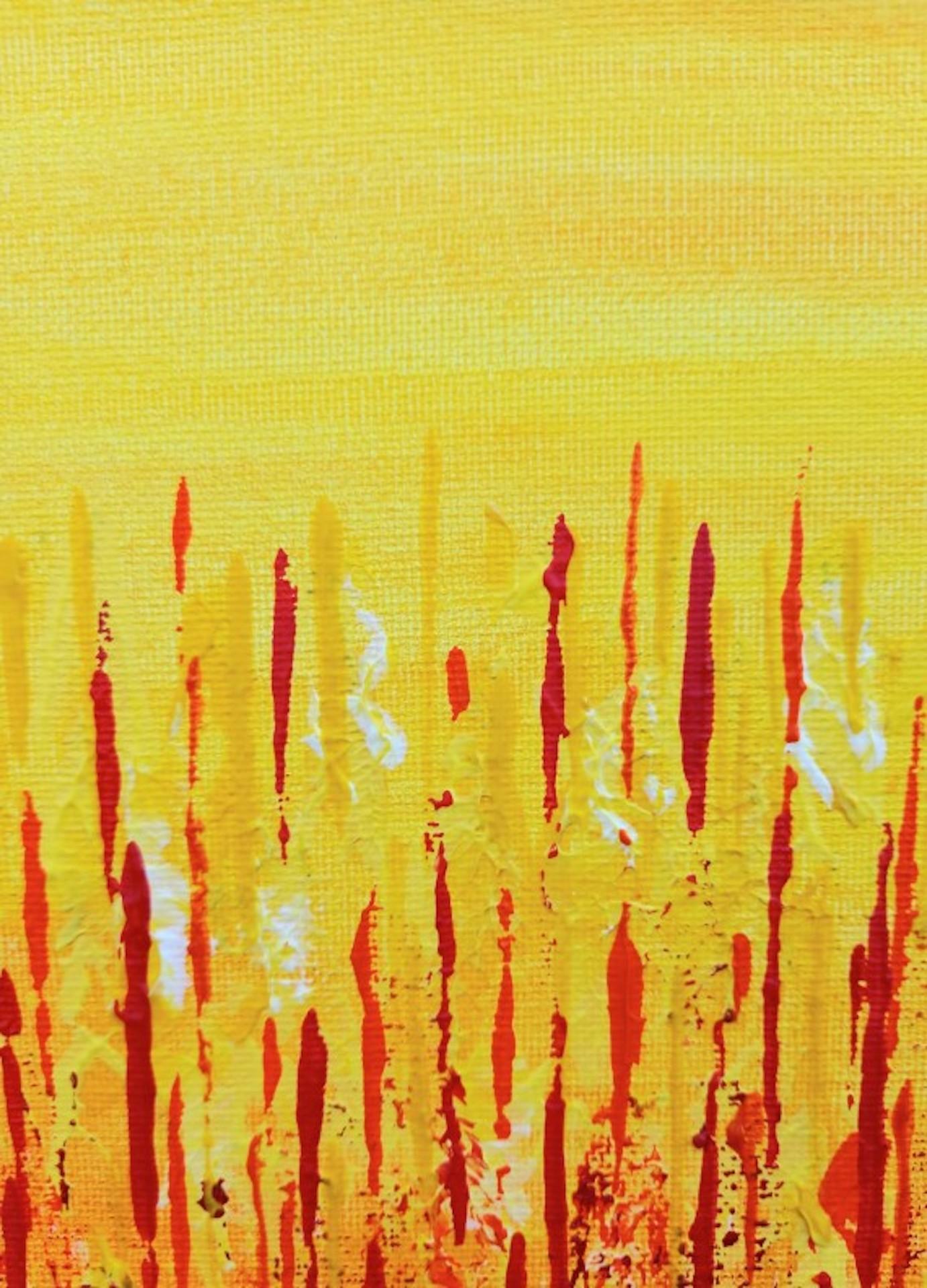 Pixie Willoughby, Eternal Flames, Original Abstract Painting, Affordable Art For Sale 2