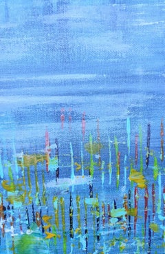 Pixie Willoughby, Futuro Desconocido, Pintura Abstracta Original, Arte Asequible