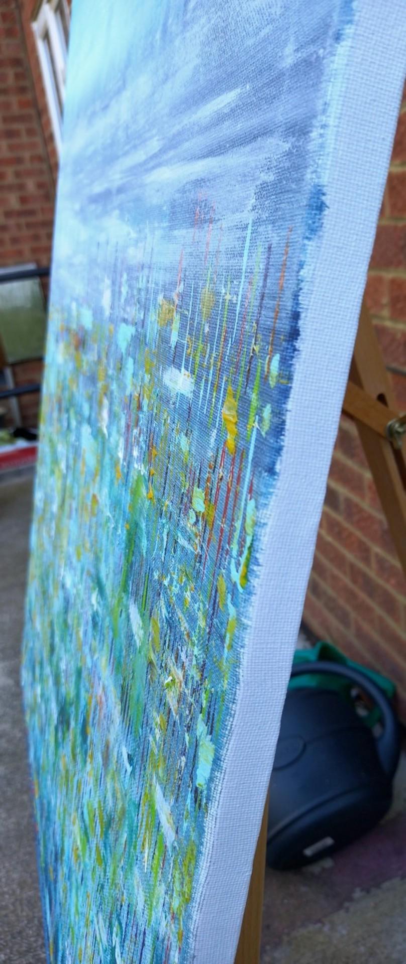 Pixie Willoughby, Futuro Desconocido, Pintura Abstracta Original, Arte Asequible en venta 3