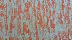 Pixie Willoughby, Harvest, Peinture de paysage abstrait originale, Art abordable