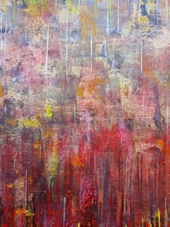 Pixie Willoughby, London’s Burning, Original Abstract Painting, Affordable Art