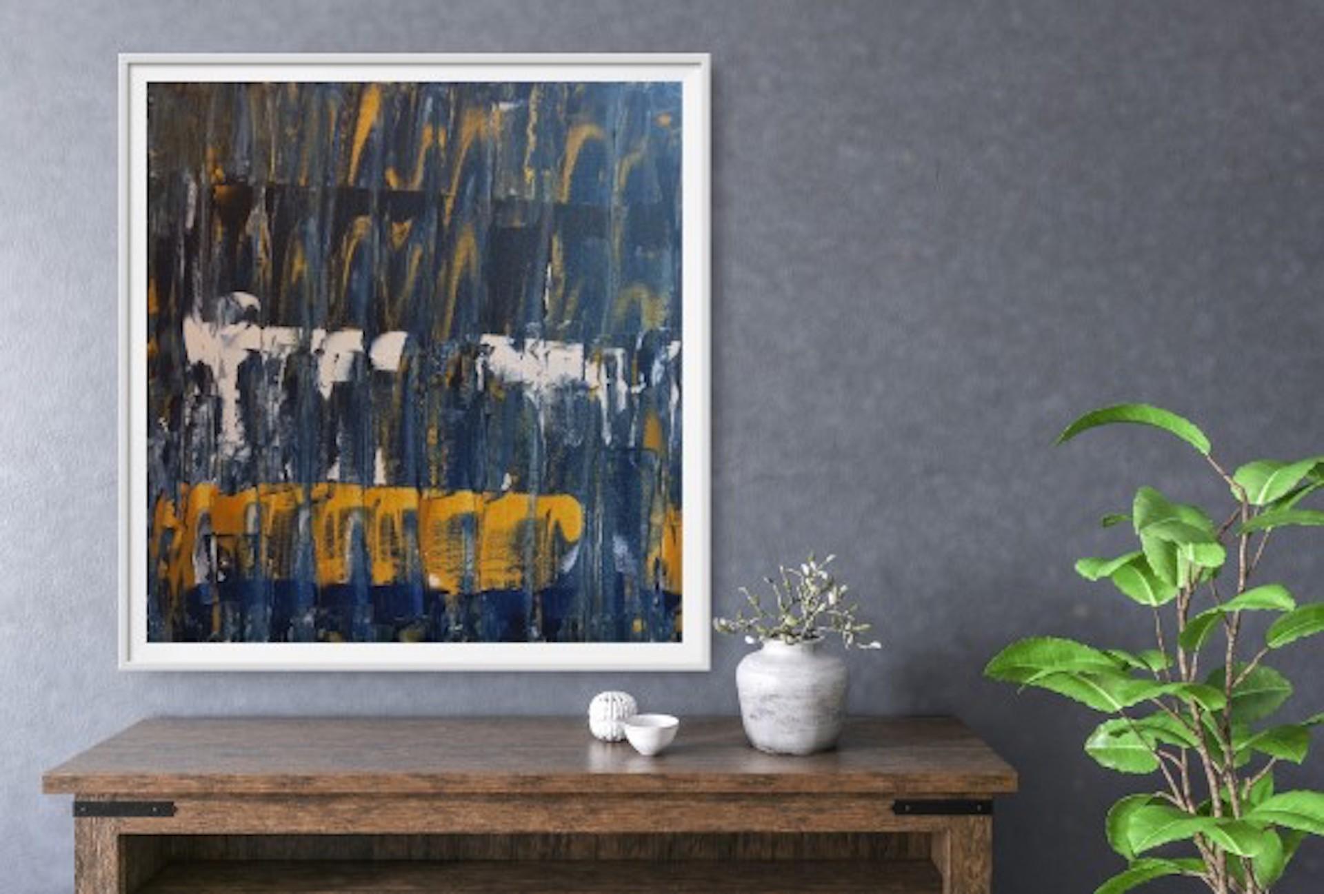 Pixie Willoughby, Waterfall II, Original Abstract Painting, Affordable Art For Sale 6