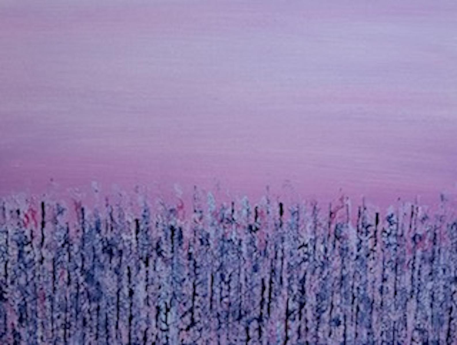 Pixie Willoughby Landscape Painting - Pretty in Pink