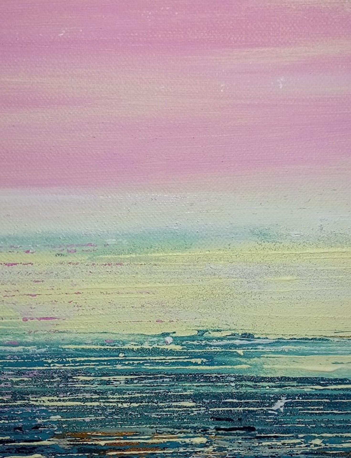 La delicia del pastor, Pixie Willoughby, Pintura original de paisaje abstracto en venta 1