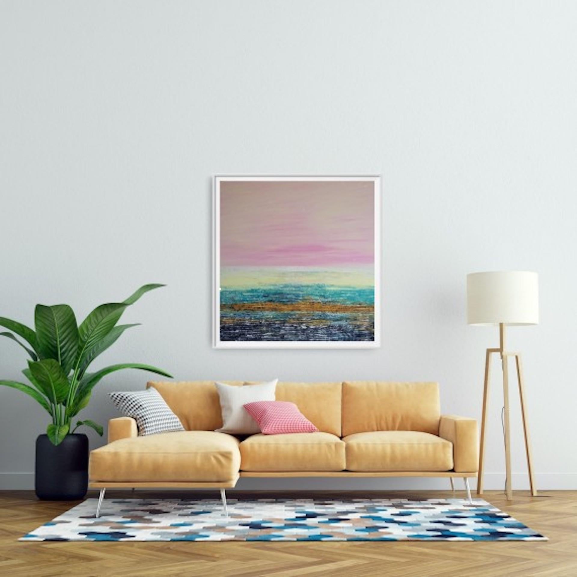 Shepherd’s Delight, Pixie Willoughby, Original Abstract Landscape Painting For Sale 2