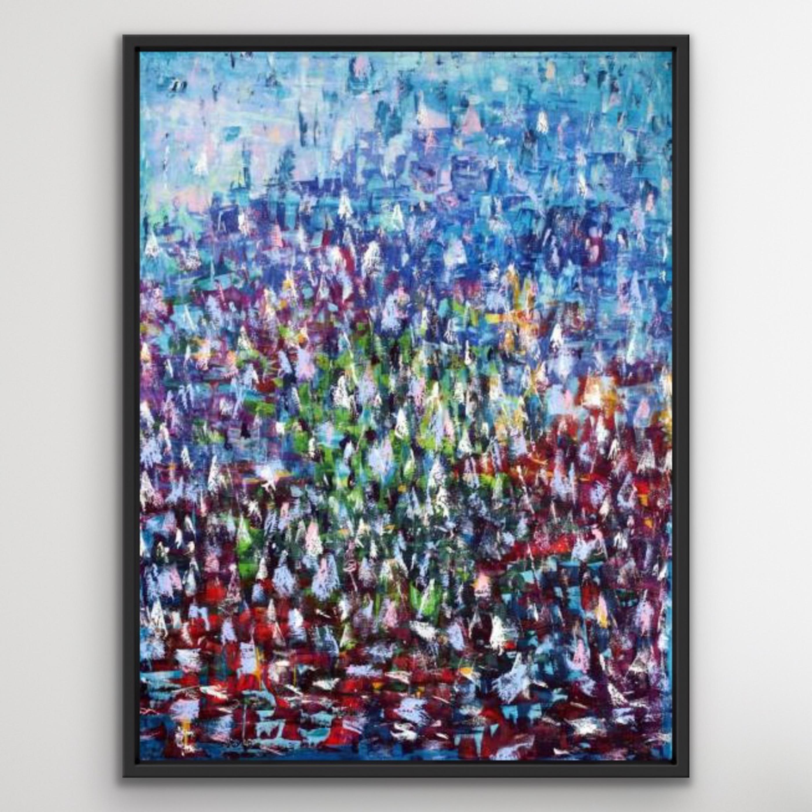 Arriésgate al Cambio, Arte Contemporáneo, Arte de Estilo Expresionista Abstracto - Painting Expresionismo abstracto de Pixie Willoughby