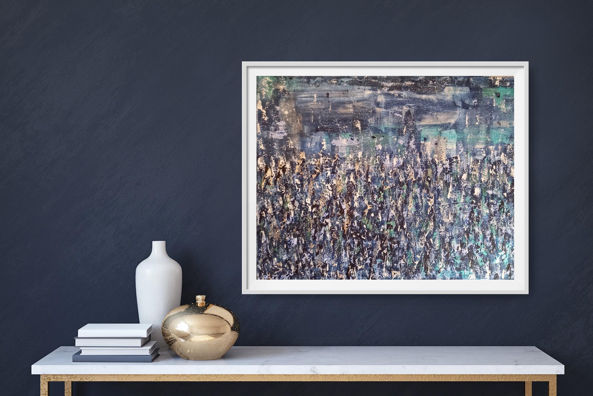 The Beckoning Silence, quadro originale, paesaggio, astratto, contemporaneo in vendita 5