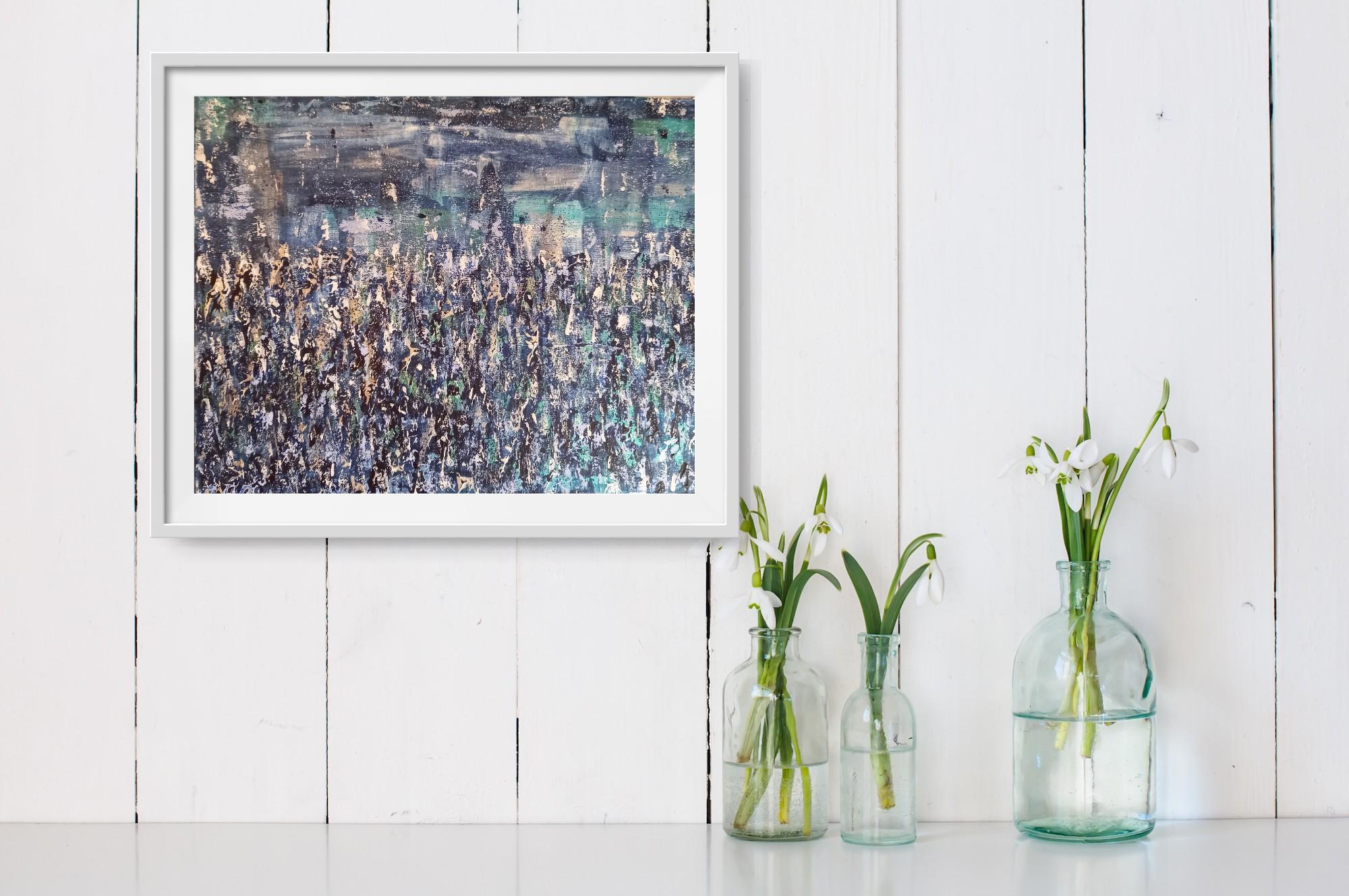 The Beckoning Silence, quadro originale, paesaggio, astratto, contemporaneo in vendita 6