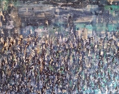The Beckoning Silence, quadro originale, paesaggio, astratto, contemporaneo