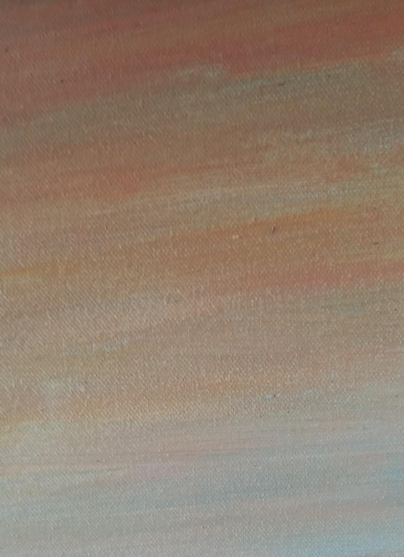 El cielo está vivo, Pixie Willoughby, Pintura original, Arte asequible, Paisaje marino en venta 3