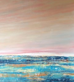 The Sky Is Alive, Pixie Willoughby, Original Painting, Affordable Art, Seascape
