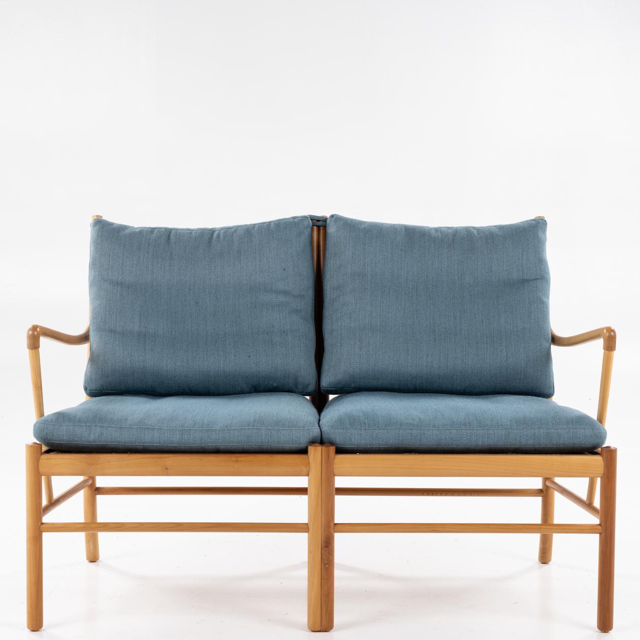 PJ 149/2 – 2-Sitzer-Sofa „Colonial“ aus Kirsche von Ole Wanscher (Wolle) im Angebot