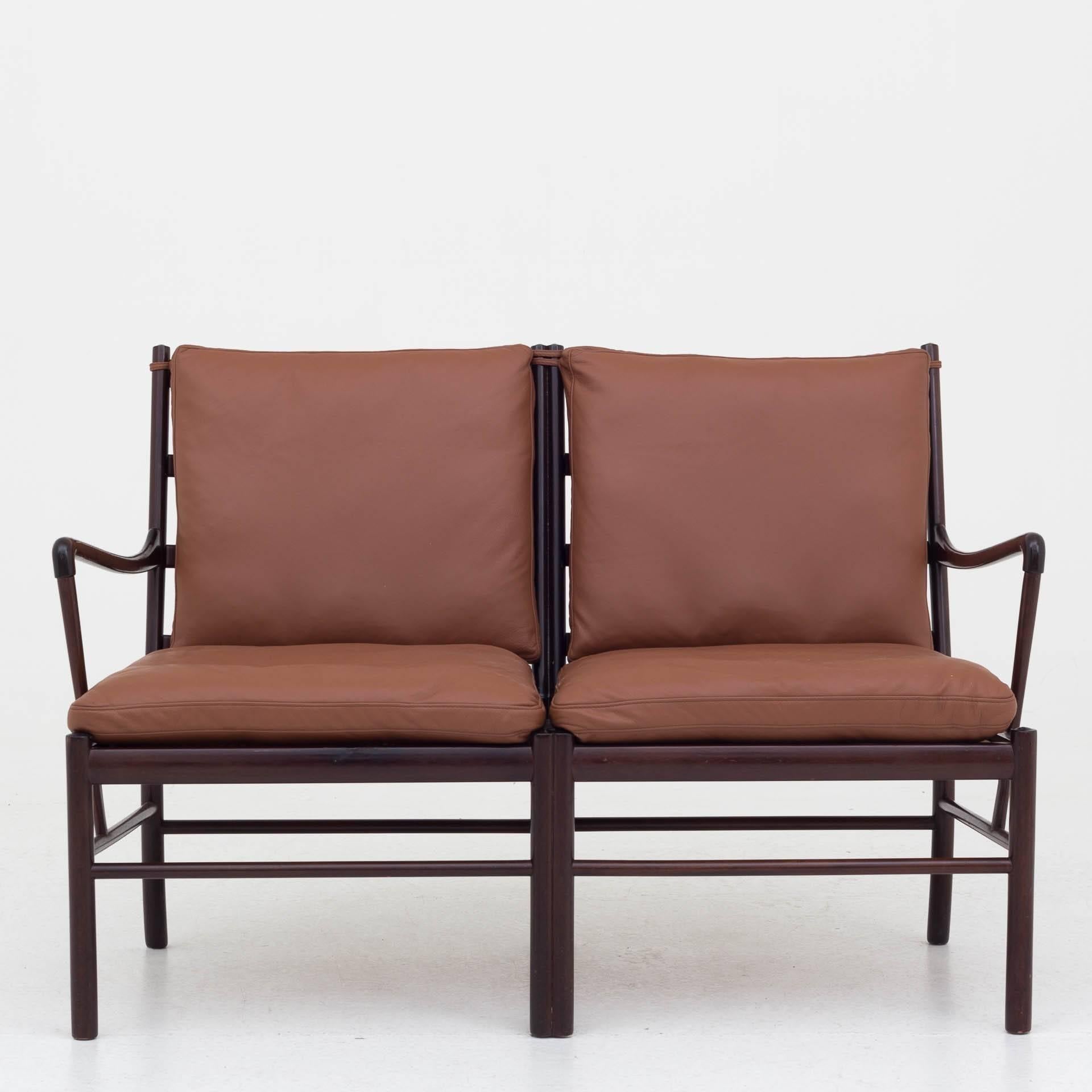 Scandinavian Modern PJ 149 Two-Seat Sofa by Ole Wanscher