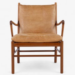 PJ 149 - Pareja de tumbonas "Colonial" de caoba de Ole Wanscher