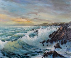 P.J. Ballantine - 1986, huile, spray océanique