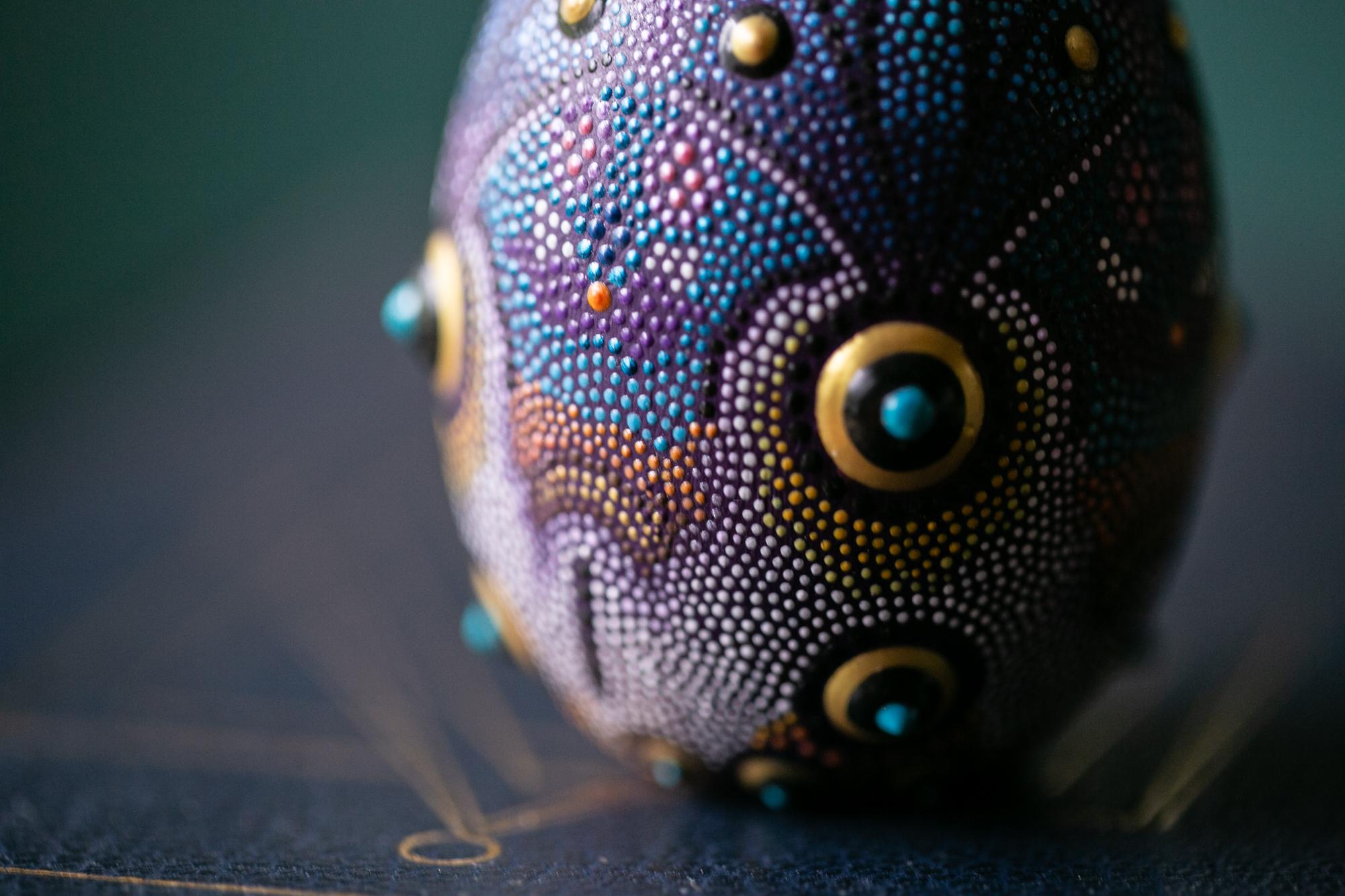 Blue Buckeye Butterfly - Contemporary Sculpture by PJ Linden