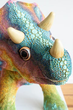 "Sundae Dino" Dimensional paint on animatronic Playskool Dinosaur
