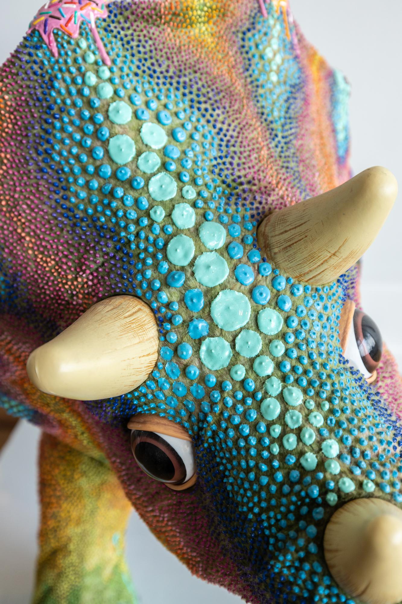 rainbow triceratops