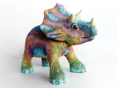 "Sundae Dino" Dimensional paint on animatronic Playskool Dinosaur