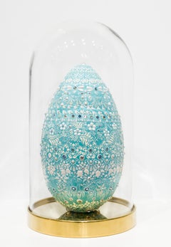 "Tiffegg", Egg Motif, Lacework, Crystals, Designer, Branding, Luxury, Dimension