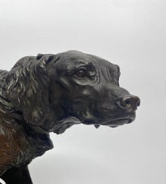 P.J. Mene, 'Retriever', étude en bronze animalier français, c.1845.