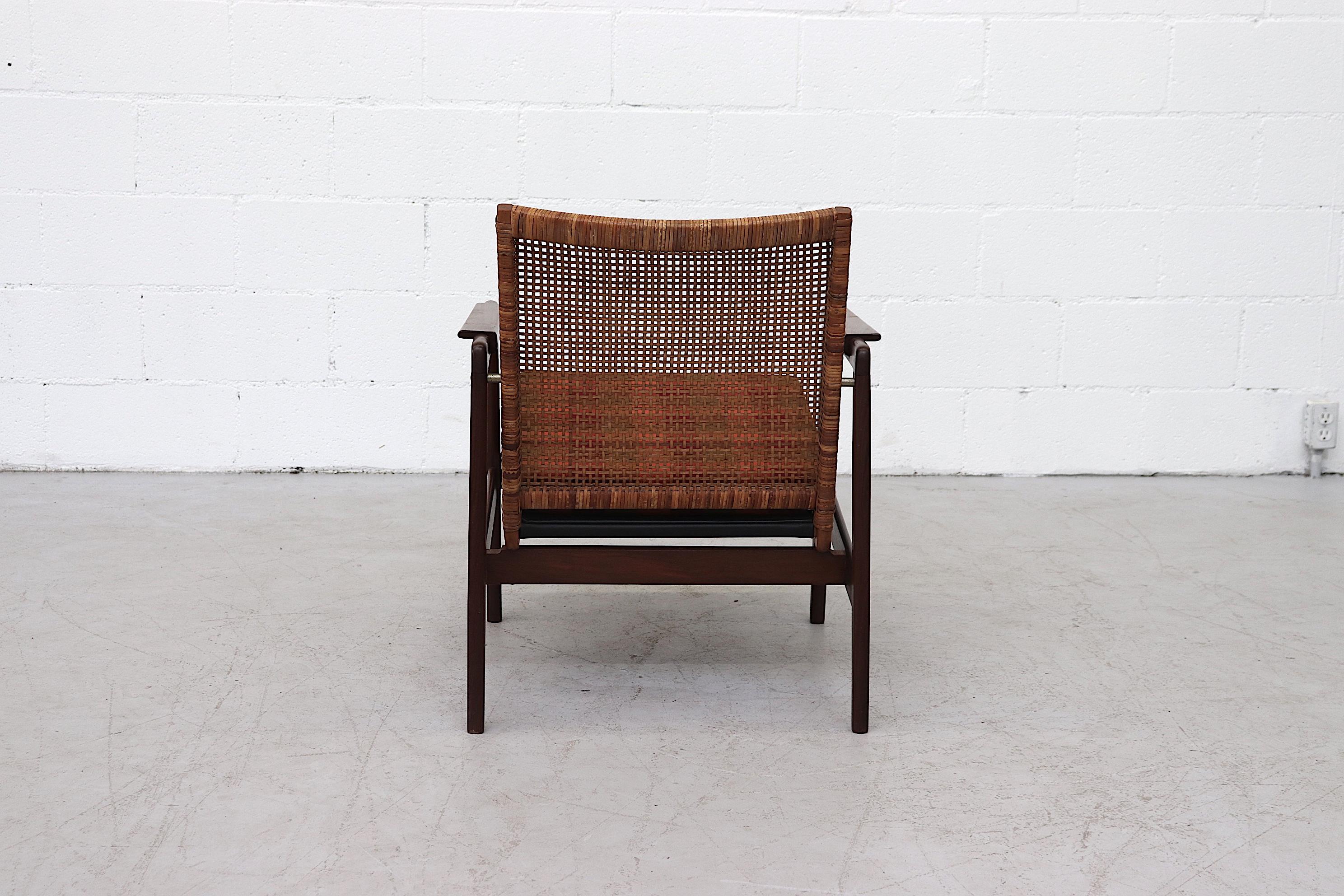 P.J. Muntendam Midcentury Low Back Lounge Chair In Good Condition In Los Angeles, CA