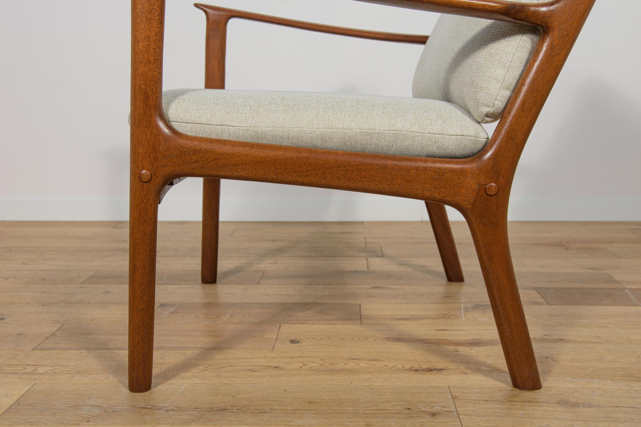 PJ112 Sessel von Ole Wanscher für Poul Jeppesens, Dänemark, 1960er Jahre im Angebot 9