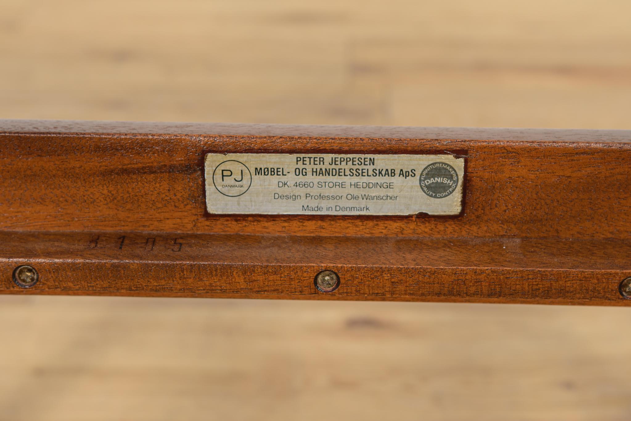 PJ112 Sessel von Ole Wanscher für Poul Jeppesens, Dänemark, 1960er Jahre im Angebot 12