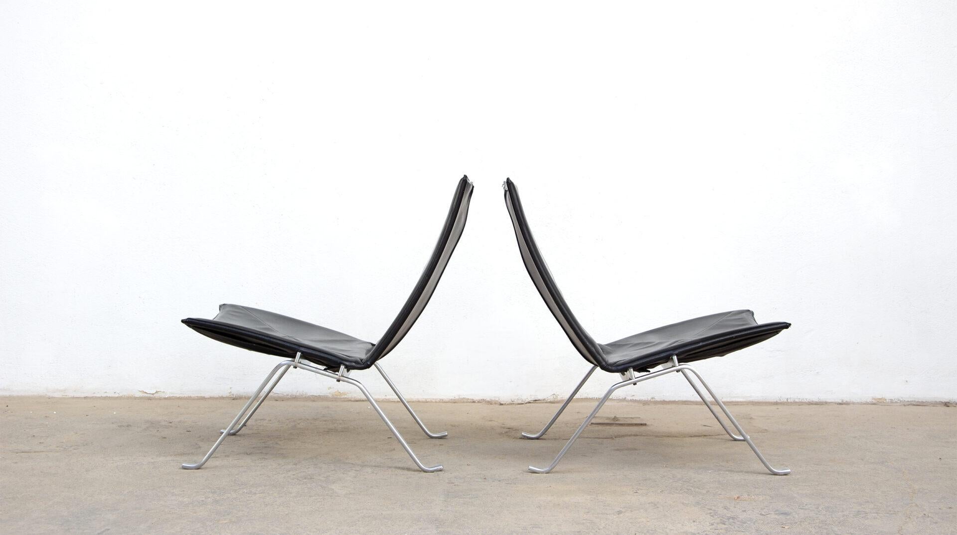Fauteuils PK 22 de Poul Kjærholm pour Fritz Hansen Bon état - En vente à LYON, FR