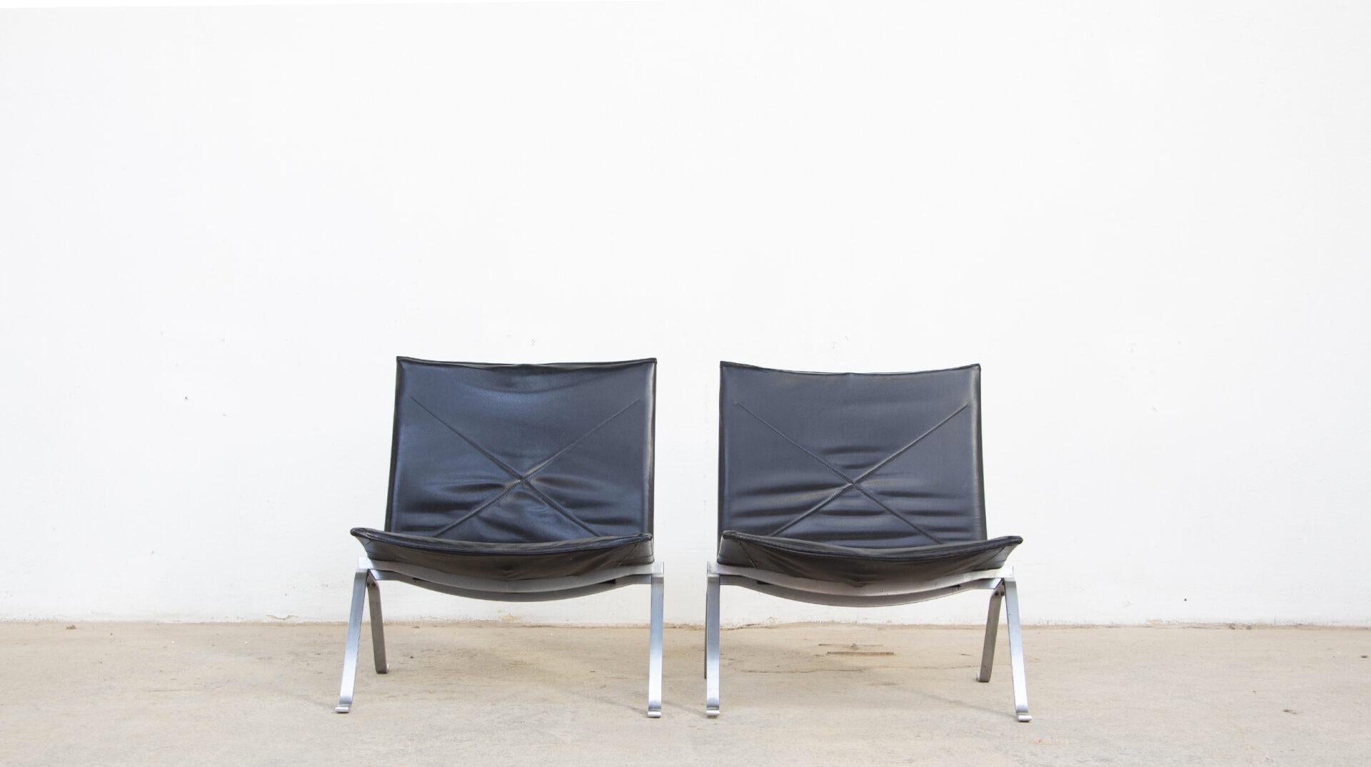 20ième siècle Fauteuils PK 22 de Poul Kjærholm pour Fritz Hansen en vente