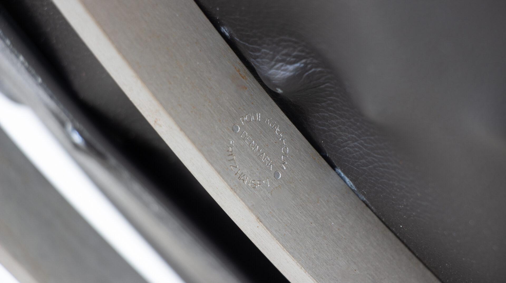 Acier Fauteuils PK 22 de Poul Kjærholm pour Fritz Hansen en vente