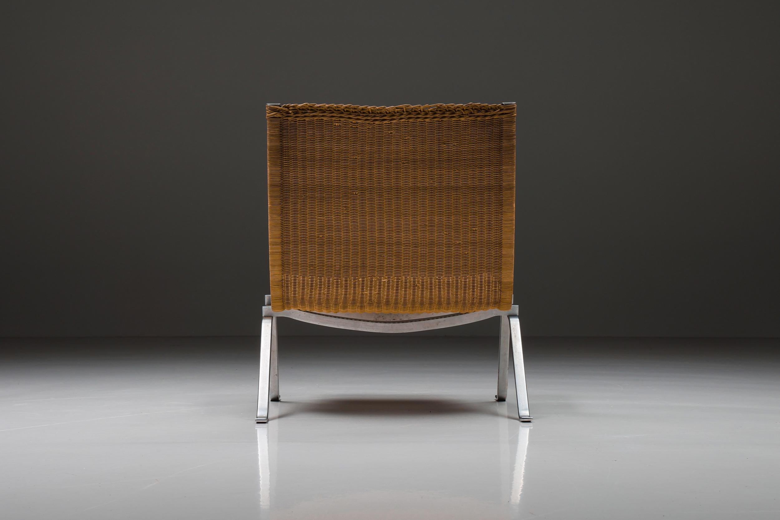 PK-22 Easy Chair by Poul Kjærholm for Fritz Hansen, Scandinavian Modern, 1980's In Excellent Condition For Sale In Antwerp, BE