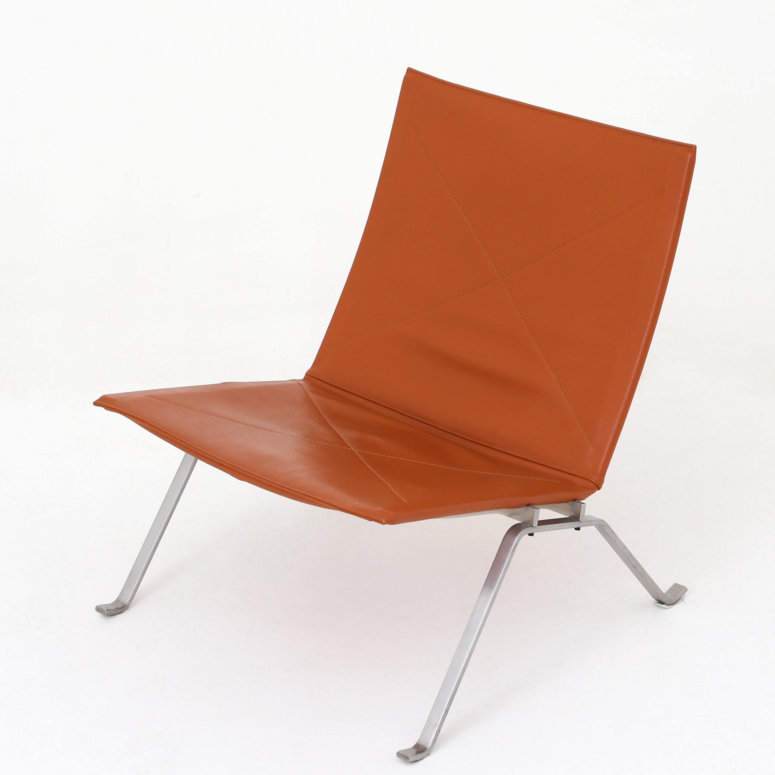 Scandinavian Modern PK 22 Easy Chair by Poul Kjærholm