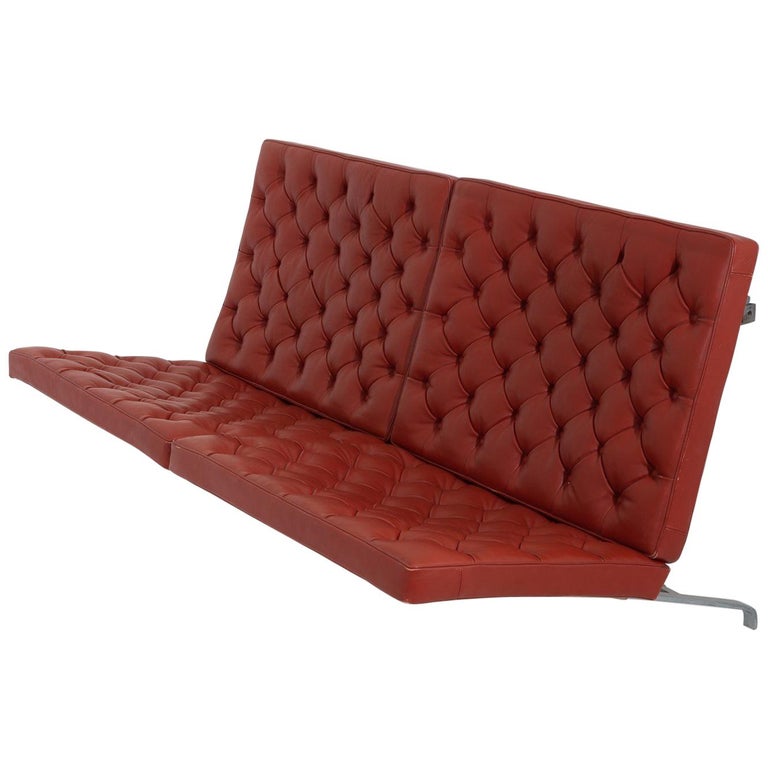 PK 26, Wallmounted sofa by Poul Kjærholm at 1stDibs